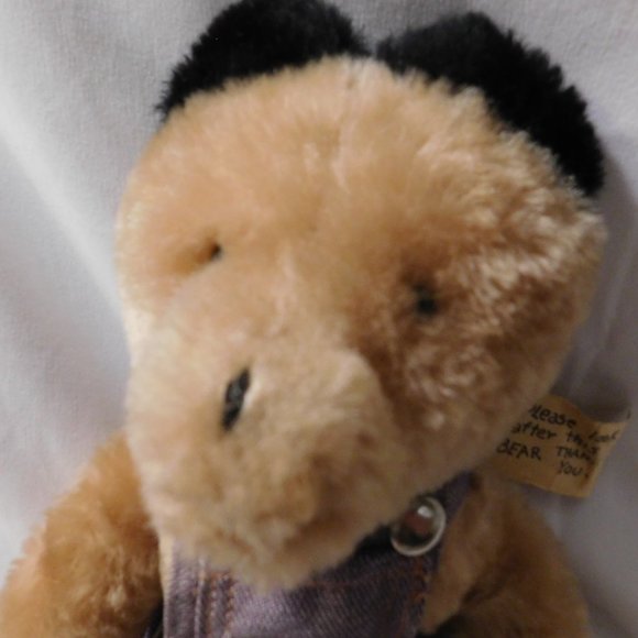Vintage Paddington Bear with Overalls Darkest Peru to London Plush Toy 1975 - Picture 2 of 8